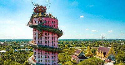 ​Башня дракона в Таиланде – как выглядит Башня дракона Ват Самфран внутри – видео
