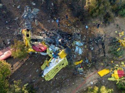 По меньшей мере три человека погибли во время лесных пожаров в Греции