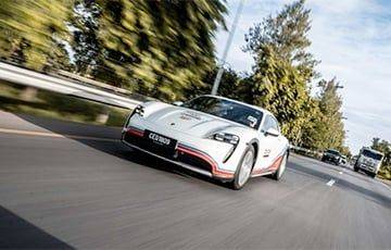Porsche - Электромобиль Porsche Taycan установил новый рекорд по дальности хода - charter97.org - Белоруссия - Сингапур - Бангкок