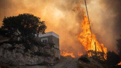 В кнессете узнали, что произойдет в Израиле в случае мощных пожаров, как в Греции
