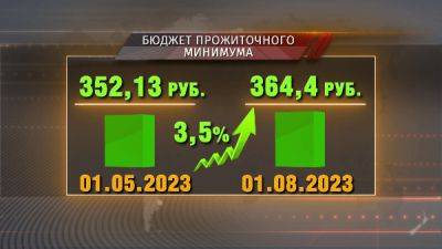 Бюджет прожиточного минимума повышается с 1 августа в Беларуси