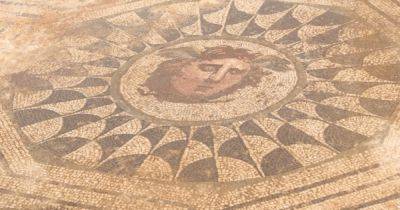 Защищала от зла: археологи раскопали древнюю мозаику "в отличном состоянии" (фото)