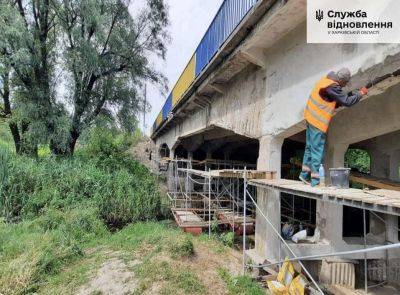 Мосты на Харьковщине за свои деньги восстанавливают подрядчики. Ждут 4 млрд