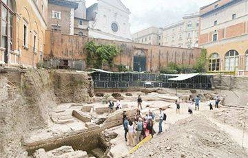 Упоминается в античных легендах: археологи раскопали театр Нерона в Риме