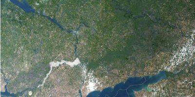 Линию фронта в Украине видно даже из космоса — спутниковые снимки