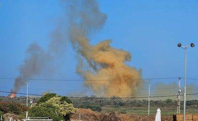 Новый взрыв и пожар произошел на заброшенном складе Тааисия Авирит в Герцлии