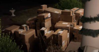 Женщина получила более 100 посылок от Amazon, которые никогда не заказывала (видео)