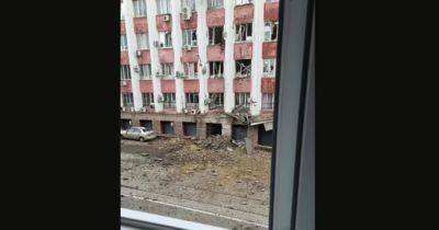 В Донецке здание "МВД" террористов посетила "бавовна" (ФОТО, ВИДЕО)