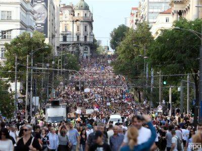 Александр Вучич - В Сербии возобновились протесты после двух массовых расстрелов в мае - gordonua.com - Украина - Сербия - Белград - Протесты