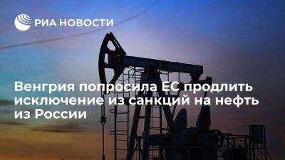 Сийярто: Венгрия попросила ЕС разрешить торговлю продуктами из российской нефти еще на год