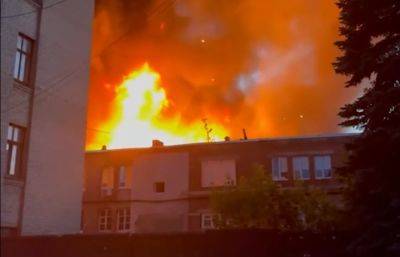 Пожар в Химках – 3 июля загорелся мебельный склад под Москвой