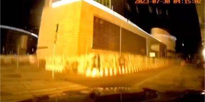 Появилось видео момента взрыва в Москва-Сити