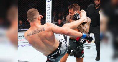 Гэйтжи отомстил Порье убийственным ударом ногой в голову: видео эффектного нокаута в главном бою UFC 291