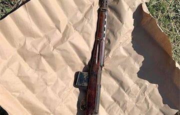 В Слуцком районе нашли необычную винтовку времен Второй мировой войны