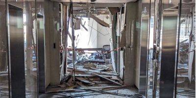РосСМИ показали как выглядит офис в Москва-сити изнутри после ночной атаки беспилотников — фото