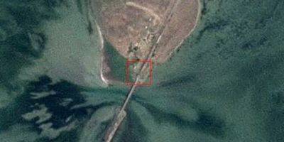 Появились спутниковые снимки повреждений на мосту в Чорногаре