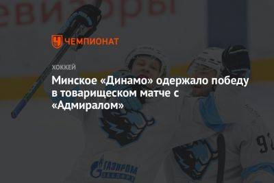 Минское «Динамо» одержало победу в товарищеском матче с «Адмиралом»