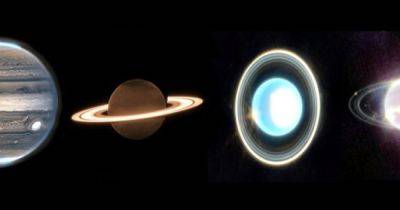 Телескоп Уэбб сделал снимки четырех планет-гигантов Солнечной системы: это совсем другие миры (фото)