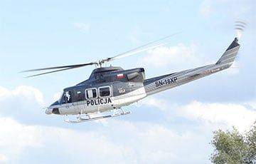 Польша отправляет на белорусскую границу полицейский вертолет и водометы