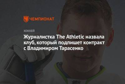 Журналистка The Athletic назвала клуб, который подпишет контракт с Владимиром Тарасенко