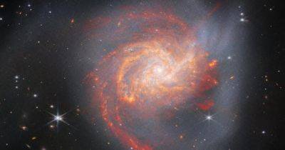 Телескоп Уэбб сфотографировал спиральную галактику: она родилась после "космического ДТП" (фото)