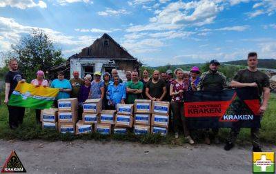 Kraken за три месяца доставил больше 2500 наборов «гуманитарки» на Харьковщине