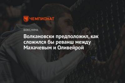 Волкановски предположил, как сложился бы реванш между Махачевым и Оливейрой