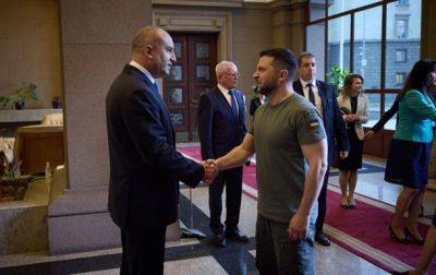 Зеленский встретился с президентом Болгарии