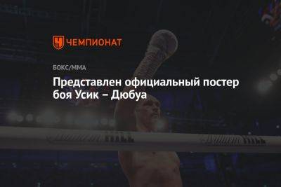 Представлен официальный постер боя Усик — Дюбуа