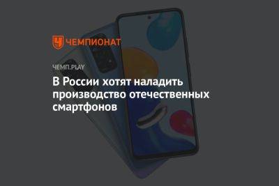 В России хотят наладить производство отечественных смартфонов