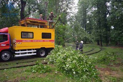 На Харьковщине из-за стихии местами пропало электричество
