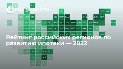 Рейтинг российских регионов по развитию ипотеки — 2022