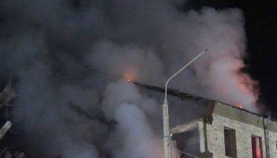 Ужасные последствия ночного удара по Харькову: обрушились целые этажи, есть раненые