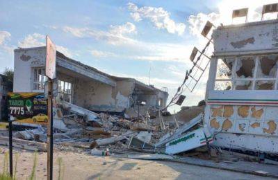 В Рубежном в результате "прилета" разрушено здание автовокзала