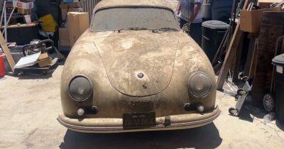 Редчайший старинный Porsche за $100 000 найден заброшенным в старом гараже (фото, видео)