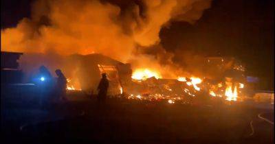 Масштабный пожар в Подмосковье: в Одинцово загорелся склад, – соцсети (фото, видео)