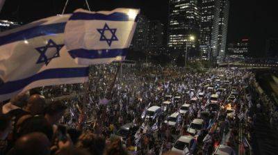 Биньямин Нетаньяху - В Израиле тысячи людей снова протестуют на улицах против судебной реформы - ru.slovoidilo.ua - Украина - Израиль - Франция - Тель-Авив - Протесты