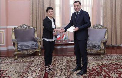 Посол Франции вручил копии верительных грамот замминистру иностранных дел Таджикистана