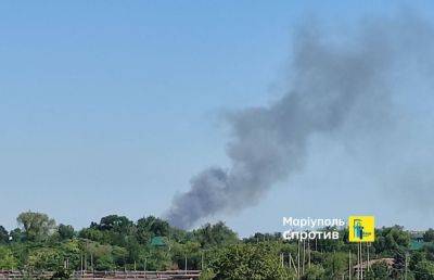 Мариуполь взрыв 13 августа – на базе оккупантов партизаны устроили пожар – фото