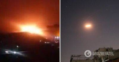 Конфликт Израиль Сирия – Израиль уничтожил состав ракет в Сирии высокоточным ударом с земли - obozrevatel.com - Сирия - Дамаск - Израиль - Сана