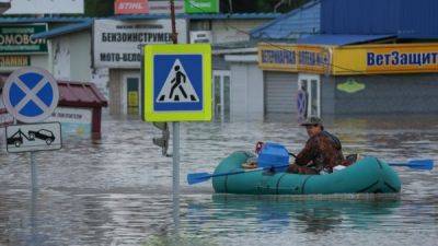 Наводнение в Приморье: в Уссурийске прорвало дамбу