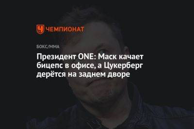 Марк Цукерберг - Илон Маск - Президент ONE: Маск качает бицепс в офисе, а Цукерберг дерётся на заднем дворе - championat.com - США