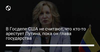 В Госдепе США не считают, что кто-то арестует Путина, пока он глава государства