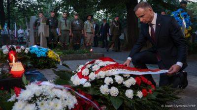 Президент Польши почтил память воинов УНР, погибших в боях против большевиков