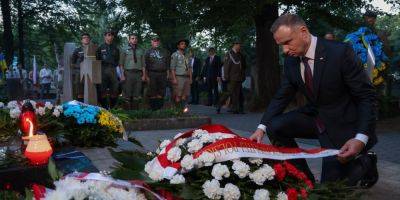 Дуда почтил память воинов УНР, погибших в боях против большевиков