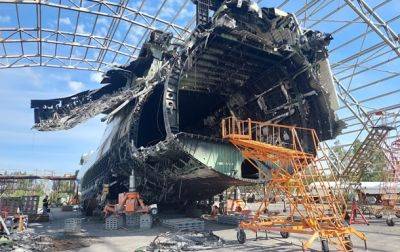Появились уникальные фото уничтоженного Ан-225 Мрия