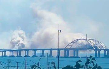Морские дроны ударили по Крымскому мосту: CNN показал видео