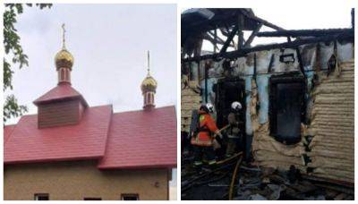 Тайно проводили богослужение: на Франковщине внезапно сгорела церковь УПЦ МП