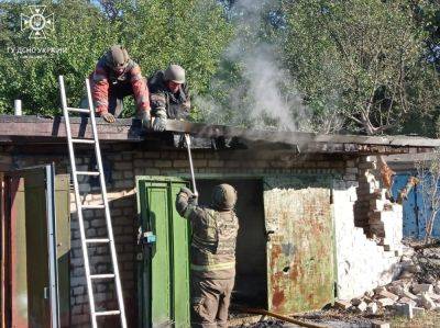 Три пожара, погибший и раненый — ГСЧС о последствиях обстрелов Харьковщины