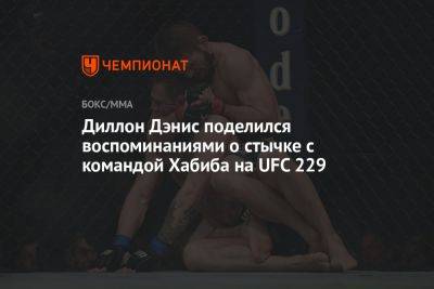 Хабиб Нурмагомедов - Пол Логаный - Диллон Дэнис поделился воспоминаниями о стычке с командой Хабиба на UFC 229 - championat.com
